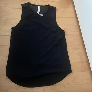 Lululemon black sculpt tank top size 6